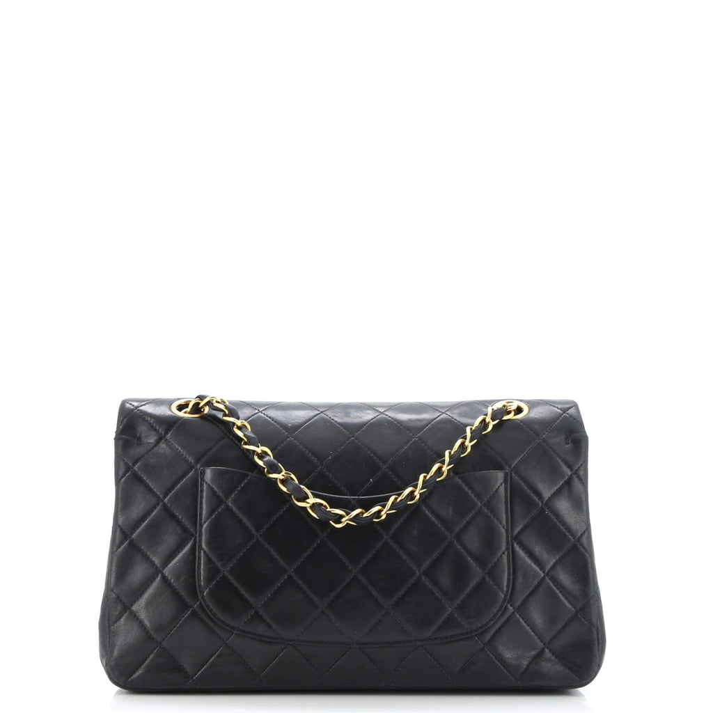 Vintage Classic Double Flap Bag Quilted Lambskin Medium