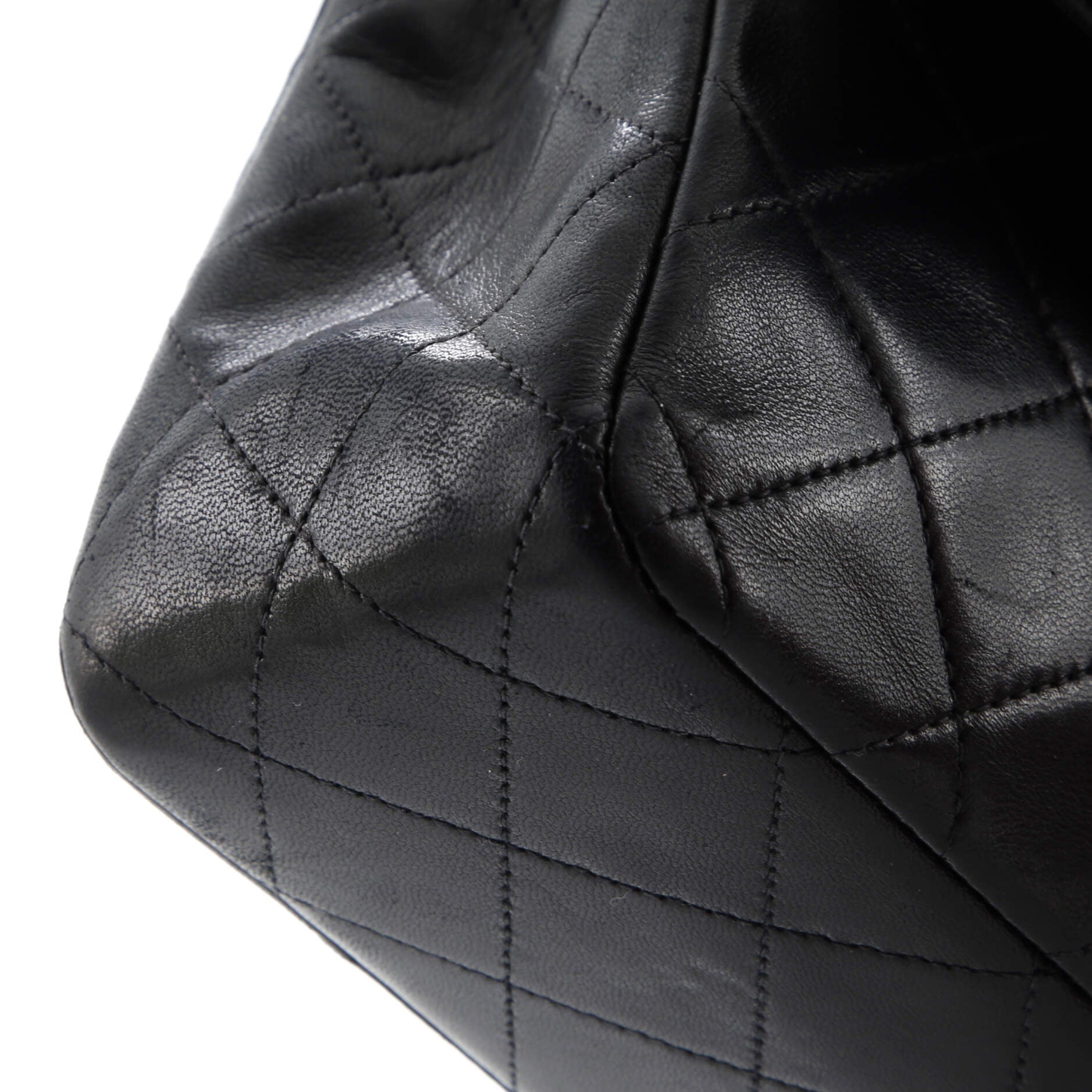 Vintage Classic Double Flap Bag Quilted Lambskin Medium