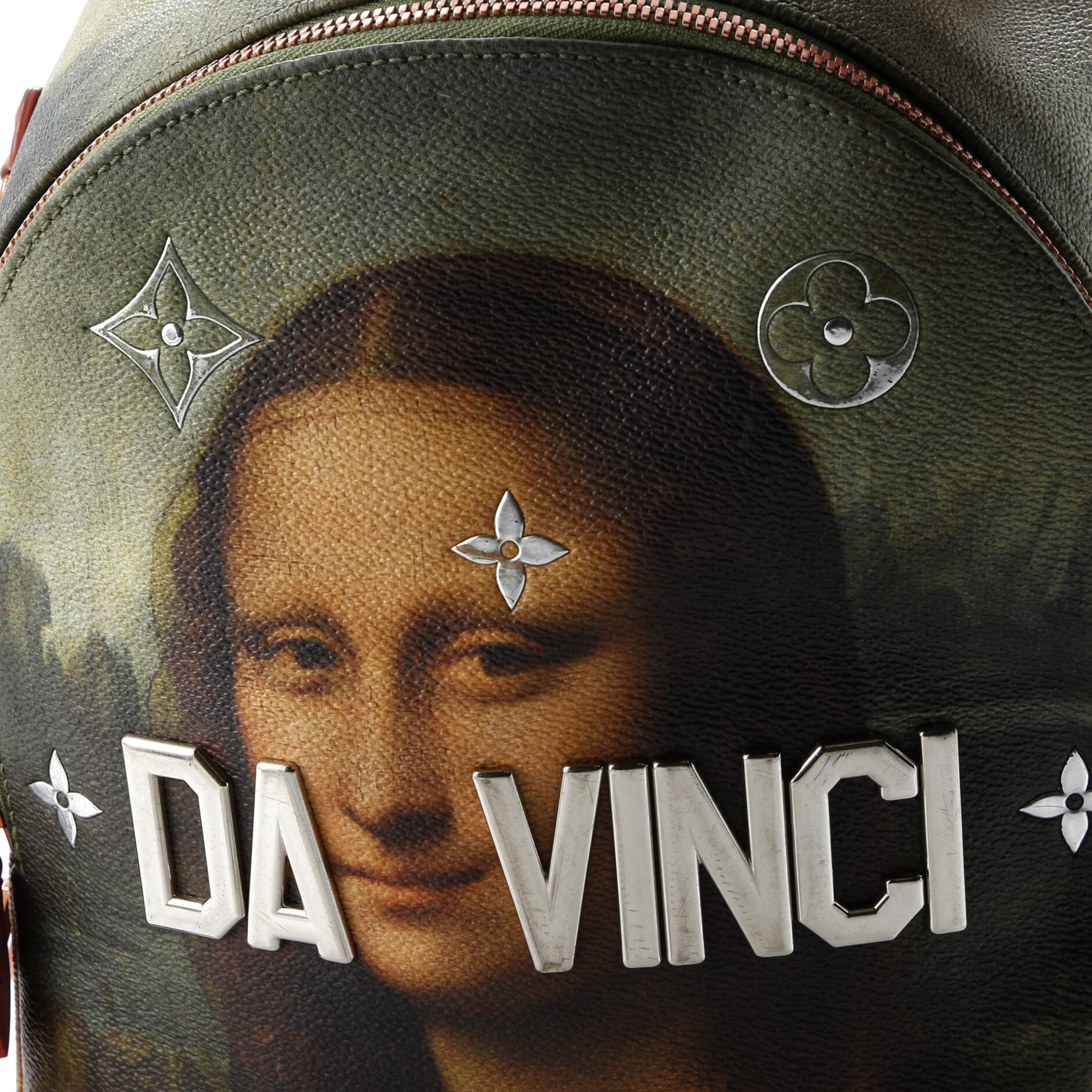 Palm Springs Backpack Limited Edition Jeff Koons Da Vinci Print Canvas PM