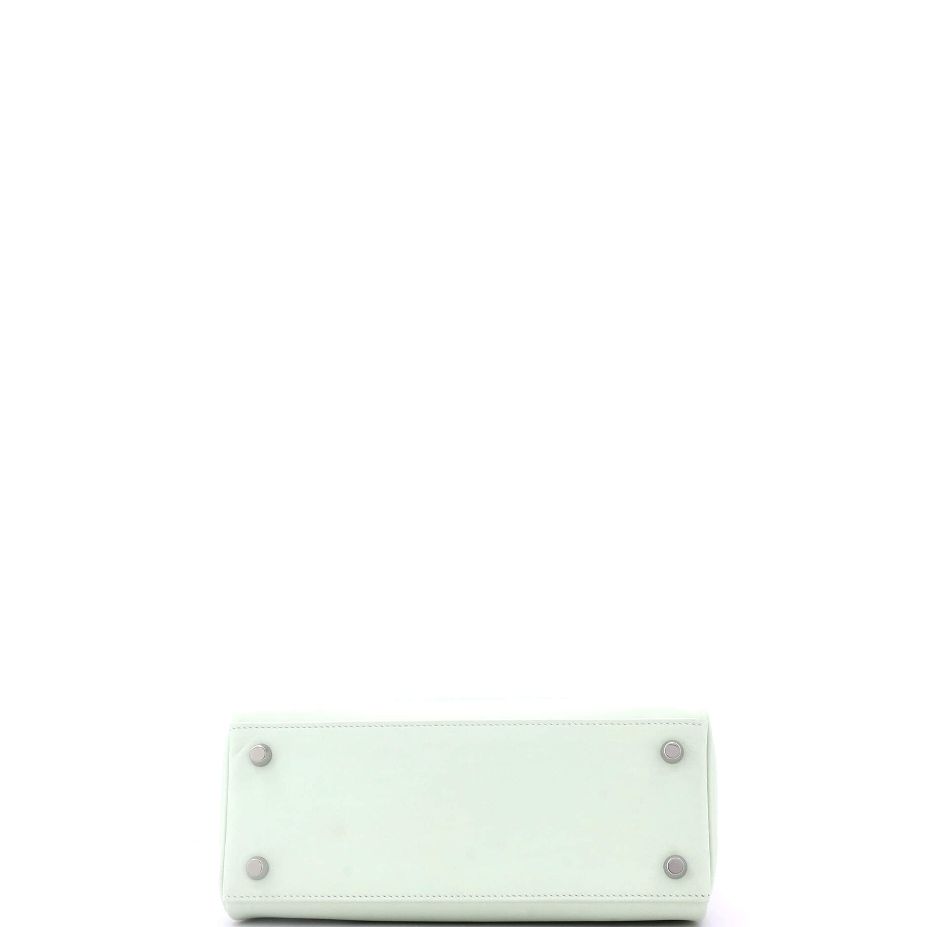 Kelly Handbag Vert Fizz Swift with Palladium Hardware 25