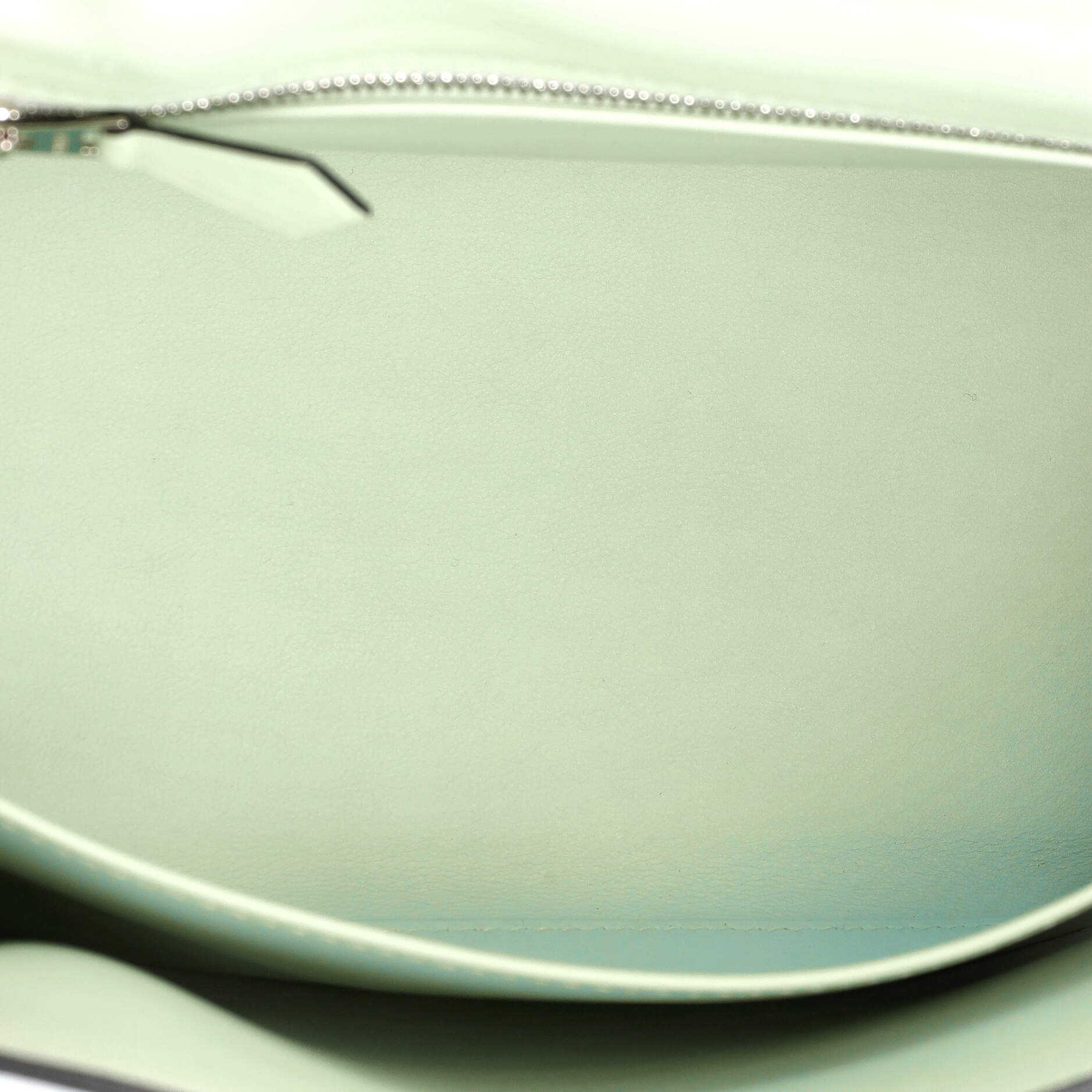 Kelly Handbag Vert Fizz Swift with Palladium Hardware 25