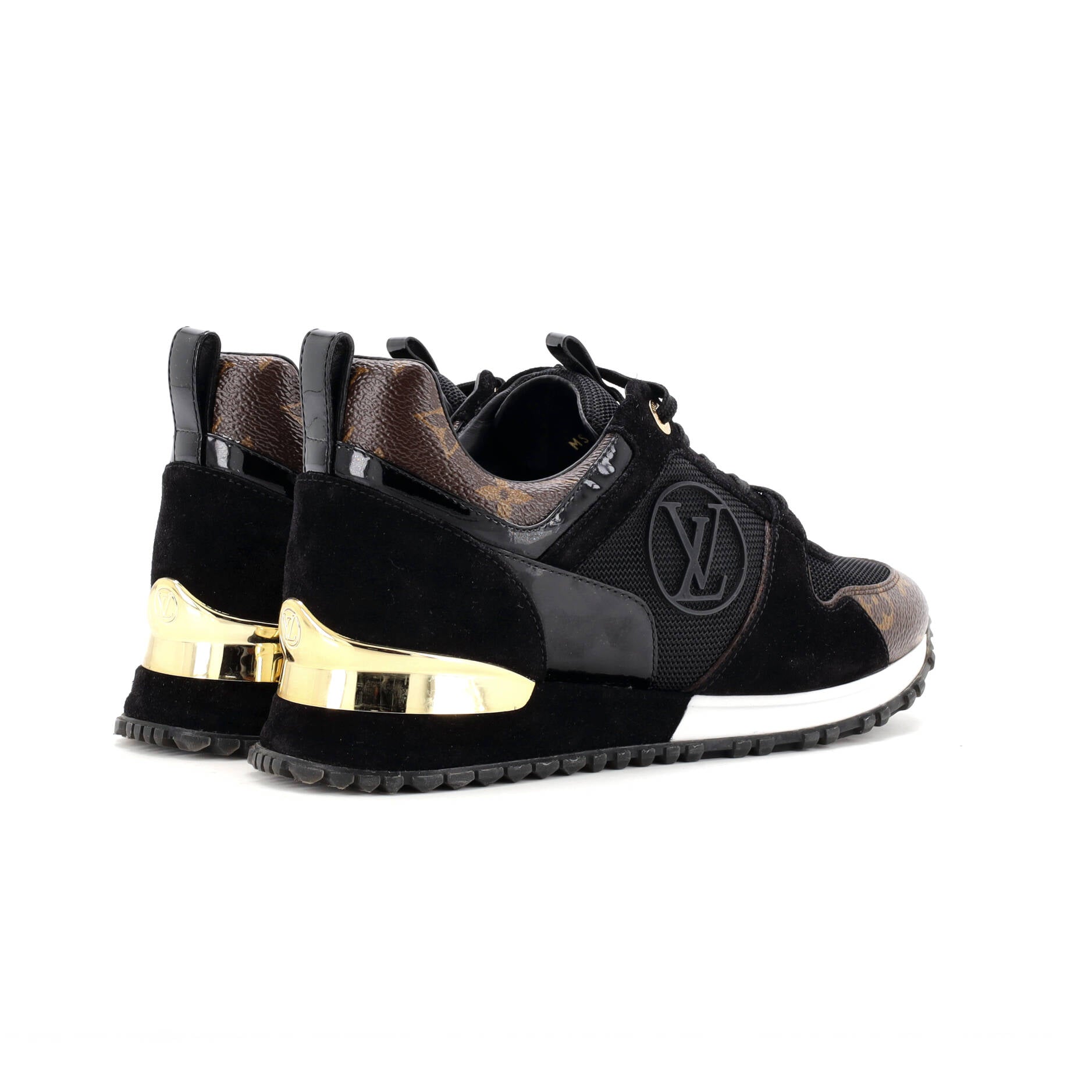 Women's Run Away Sneakers Mesh with Monogram Canvas and Suede
