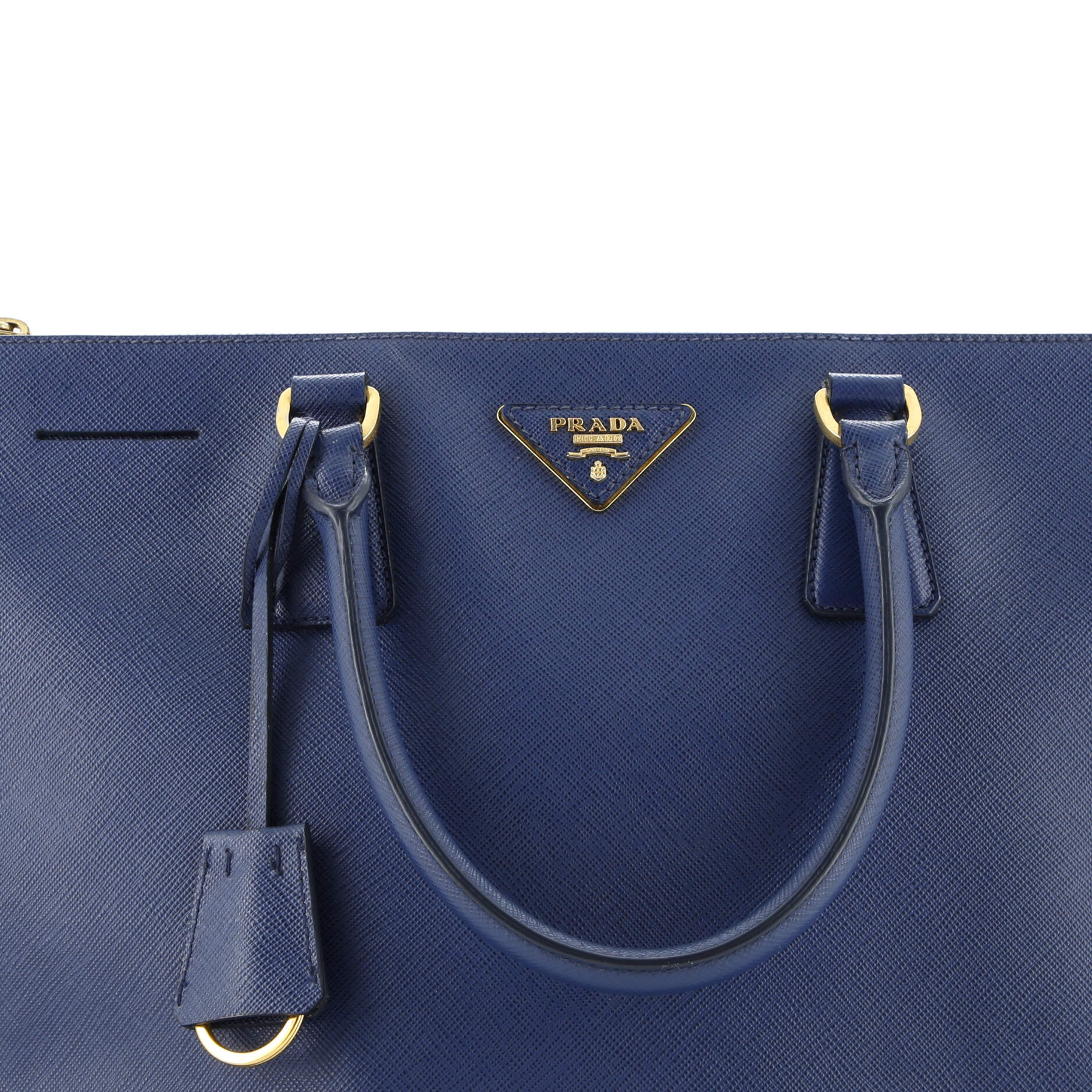 Double Zip Lux Tote Saffiano Leather Medium