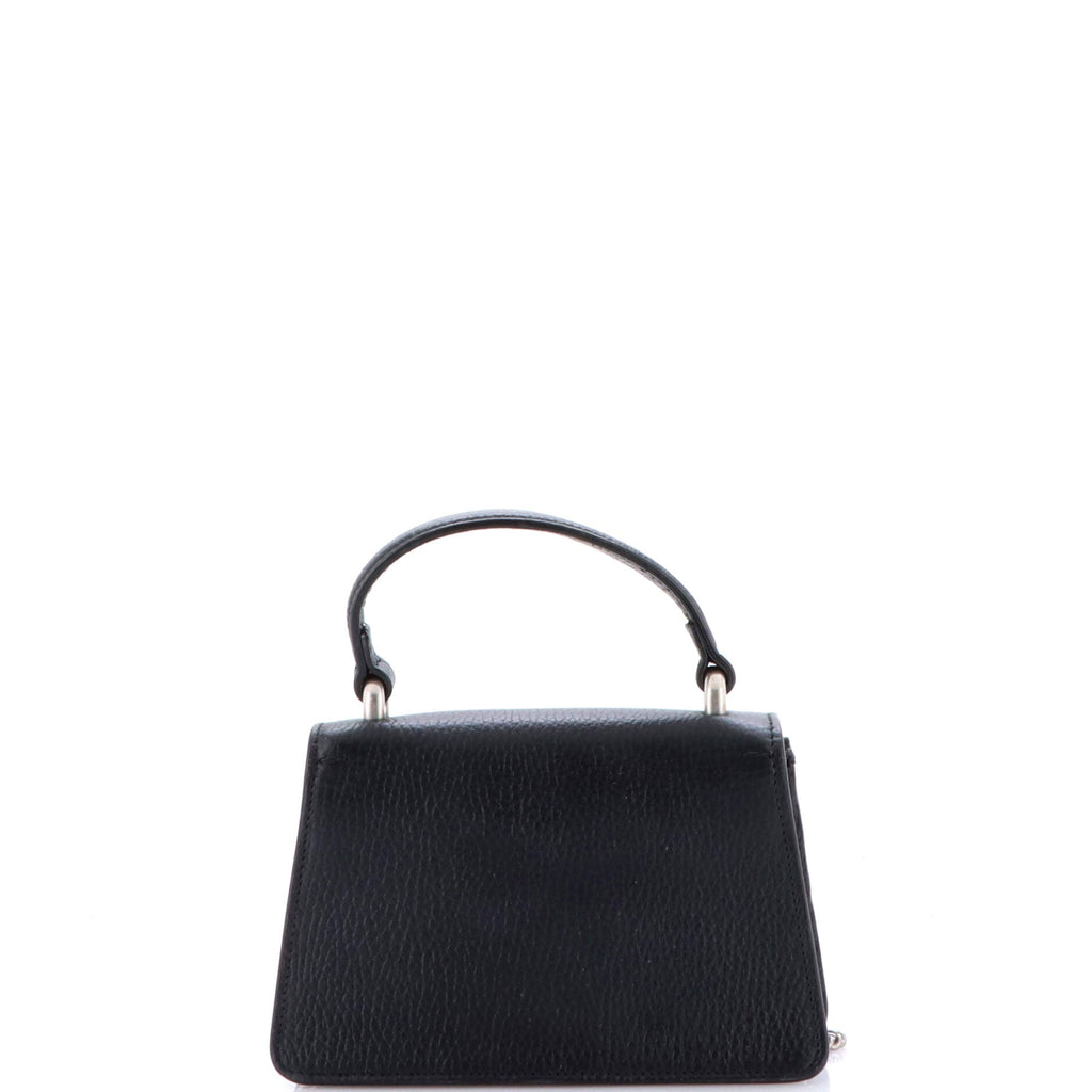 Dionysus Top Handle Bag Leather with Crystals Mini