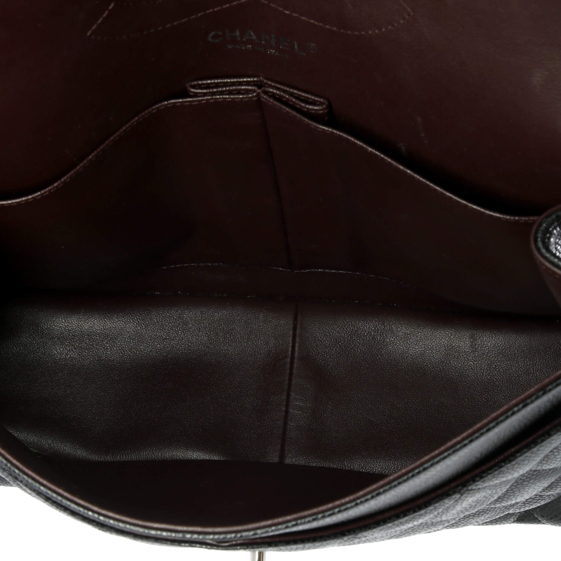 Classic Double Flap Bag Quilted Caviar Jumbo