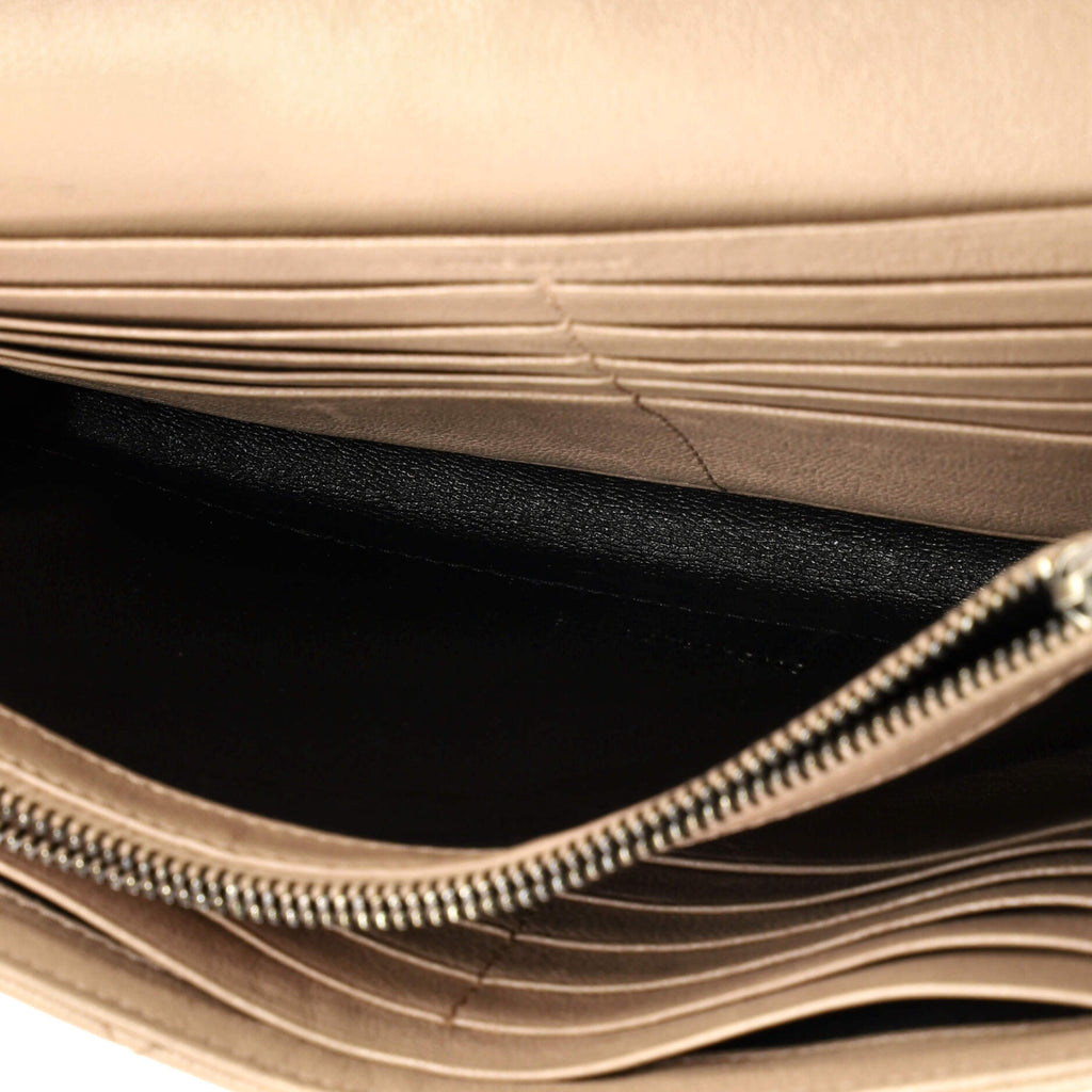 Classic Monogram Envelope Satchel Mixed Matelasse Leather Medium