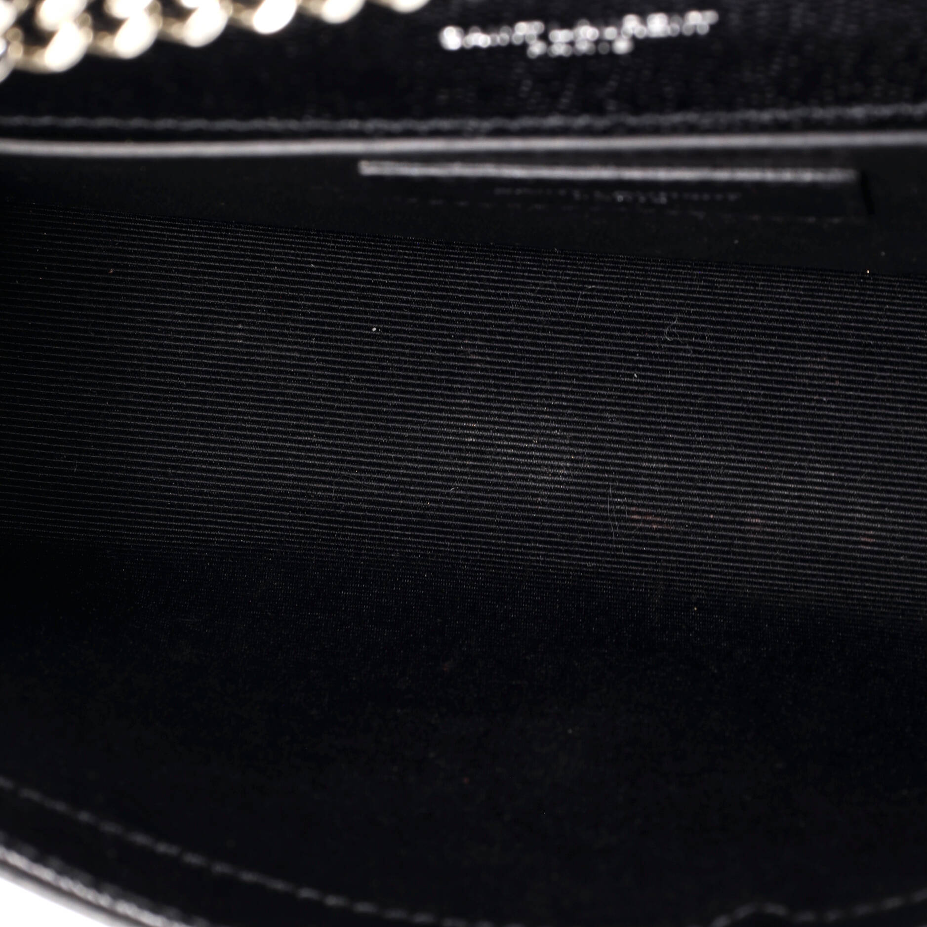 Classic Monogram Tassel Crossbody Bag Grainy Leather Small