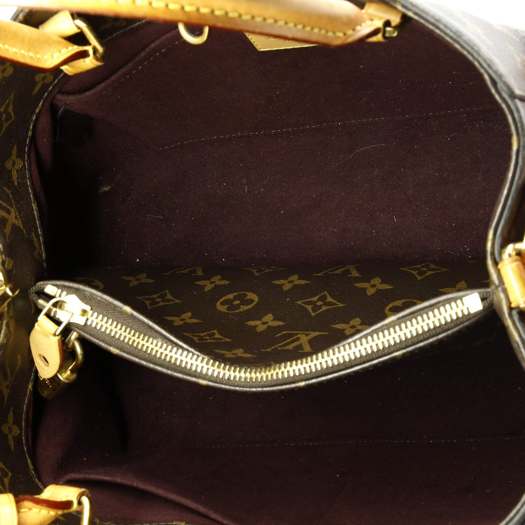 Montaigne Handbag Monogram Canvas MM