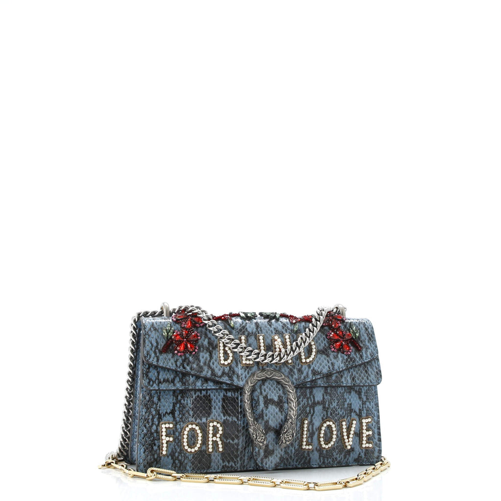 Dionysus Bag Embellished Python Small