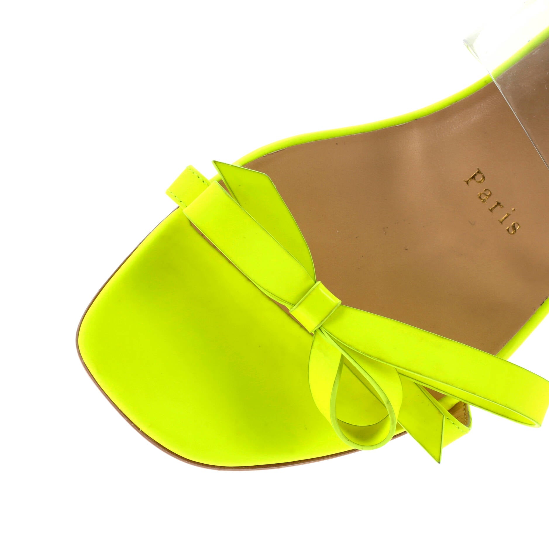 Women's Just Nodo Flat Slide Sandals Patent and PVC
