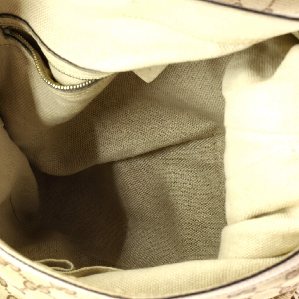 Diana Bamboo Shoulder Bag GG Canvas Medium