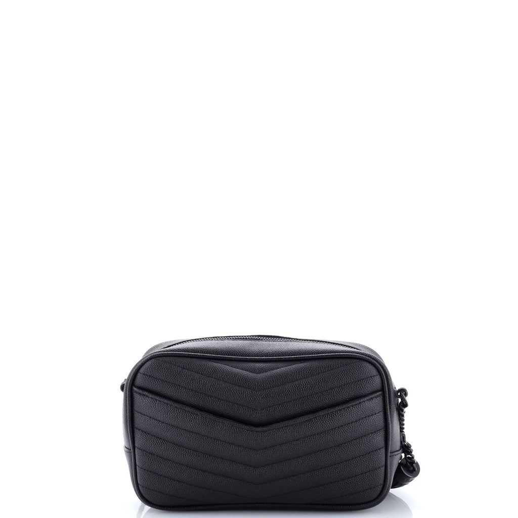 Lou Camera Bag Matelasse Chevron Leather Mini