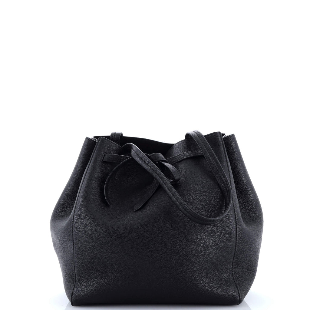 Phantom Tie Cabas Tote Leather Small
