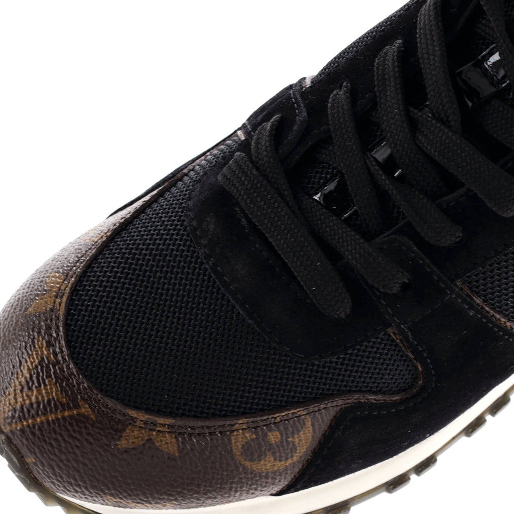 Women's Run Away Sneakers Mesh with Monogram Canvas and Suede