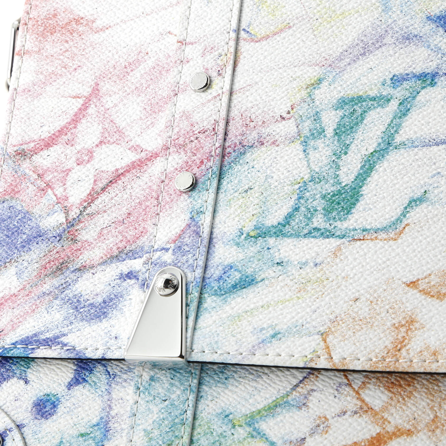 Trunk Messenger Bag Limited Edition Monogram Pastel Multicolor