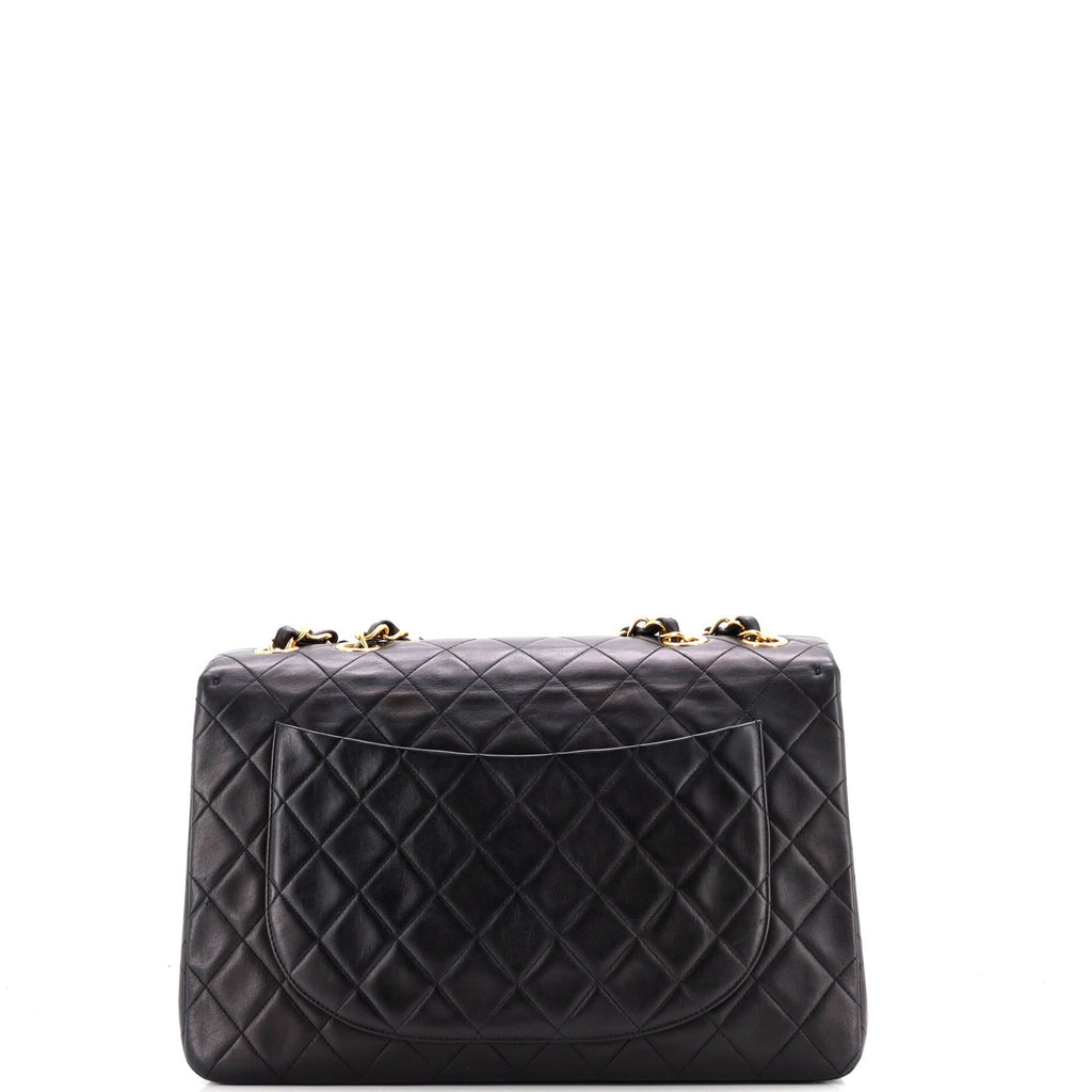 Vintage Classic Single Flap Bag Quilted Lambskin Maxi