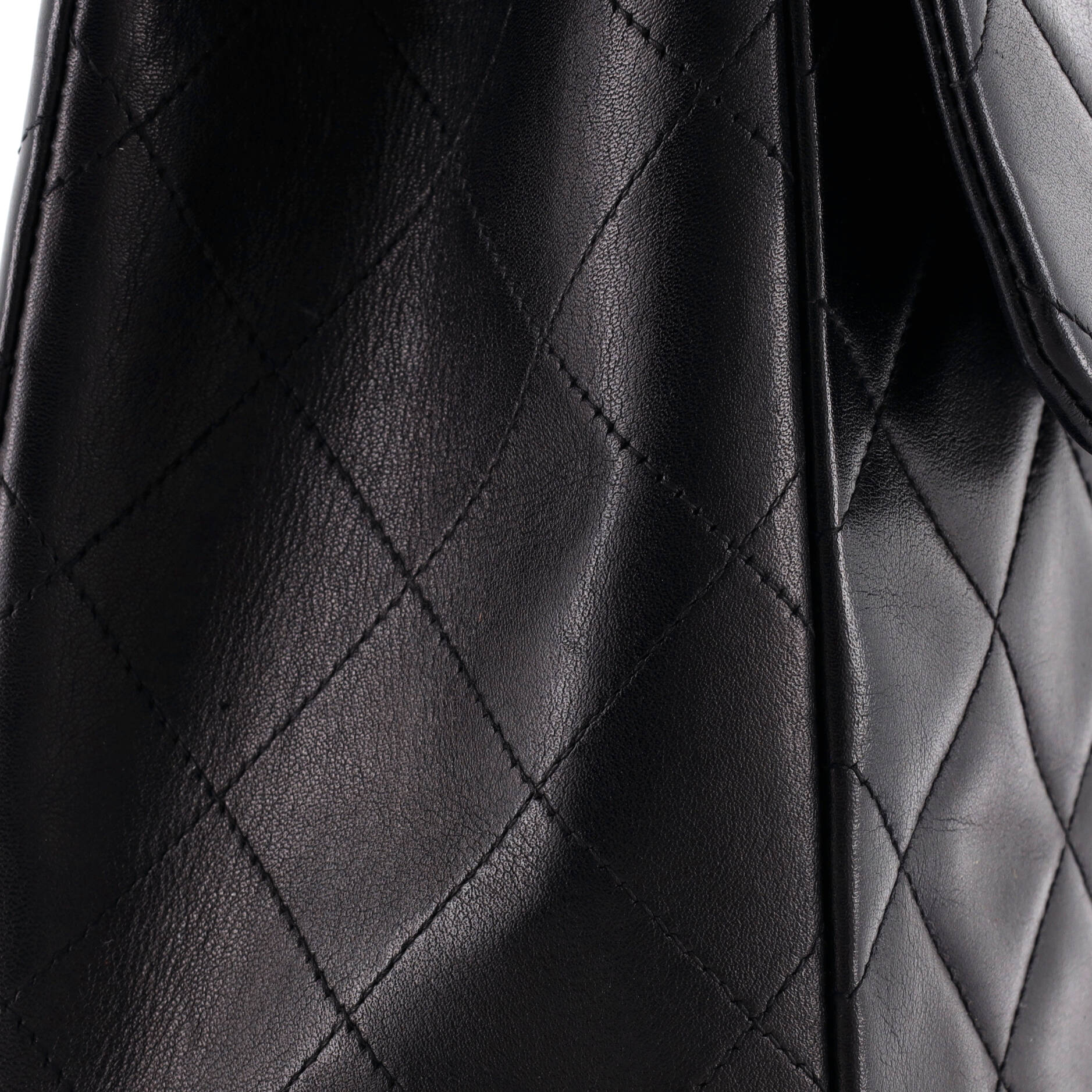 Vintage Classic Single Flap Bag Quilted Lambskin Maxi