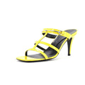 Women's Horsebit Cage Heeled Sandals Leather