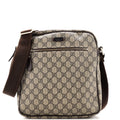 Front Zip Messenger GG Coated Canvas Medium