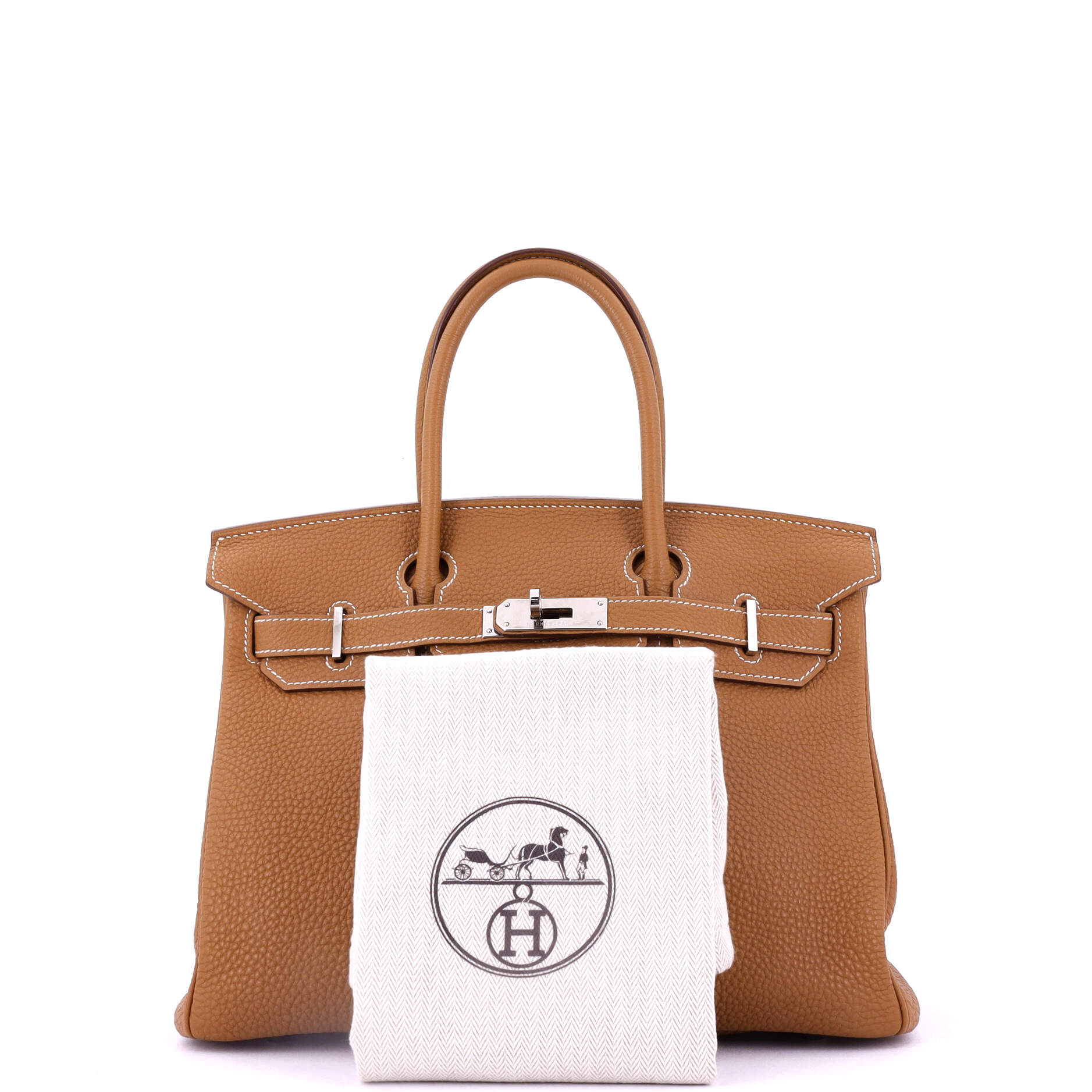Birkin Handbag Gold Togo with Palladium Hardware 30