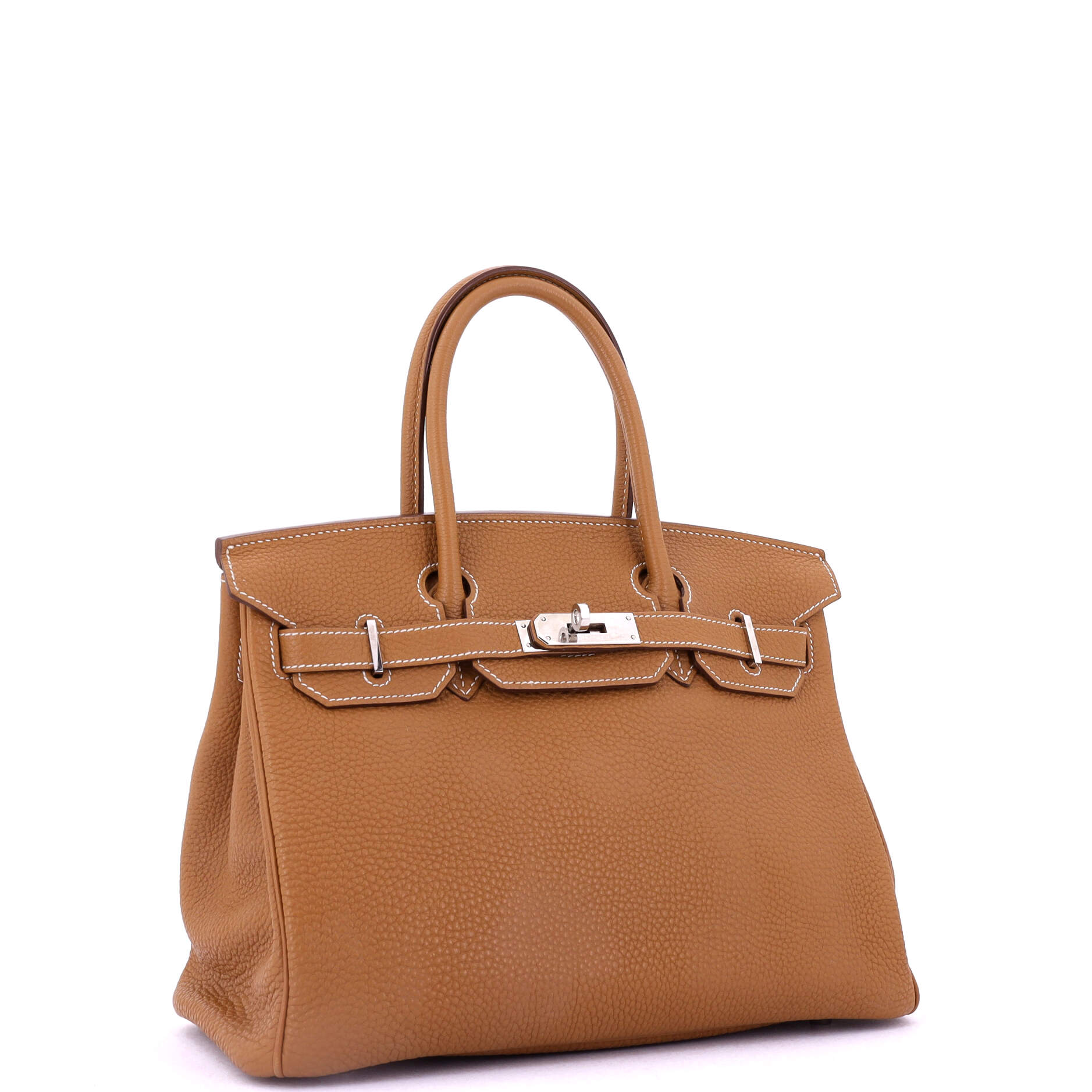 Birkin Handbag Gold Togo with Palladium Hardware 30