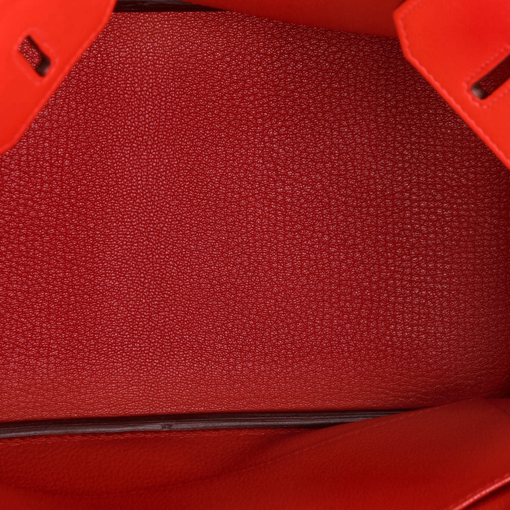 Birkin Handbag Rouge De Coeur Jonathan with Gold Hardware 30