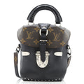 Camera Box Handbag Studded Monogram Canvas and Leather