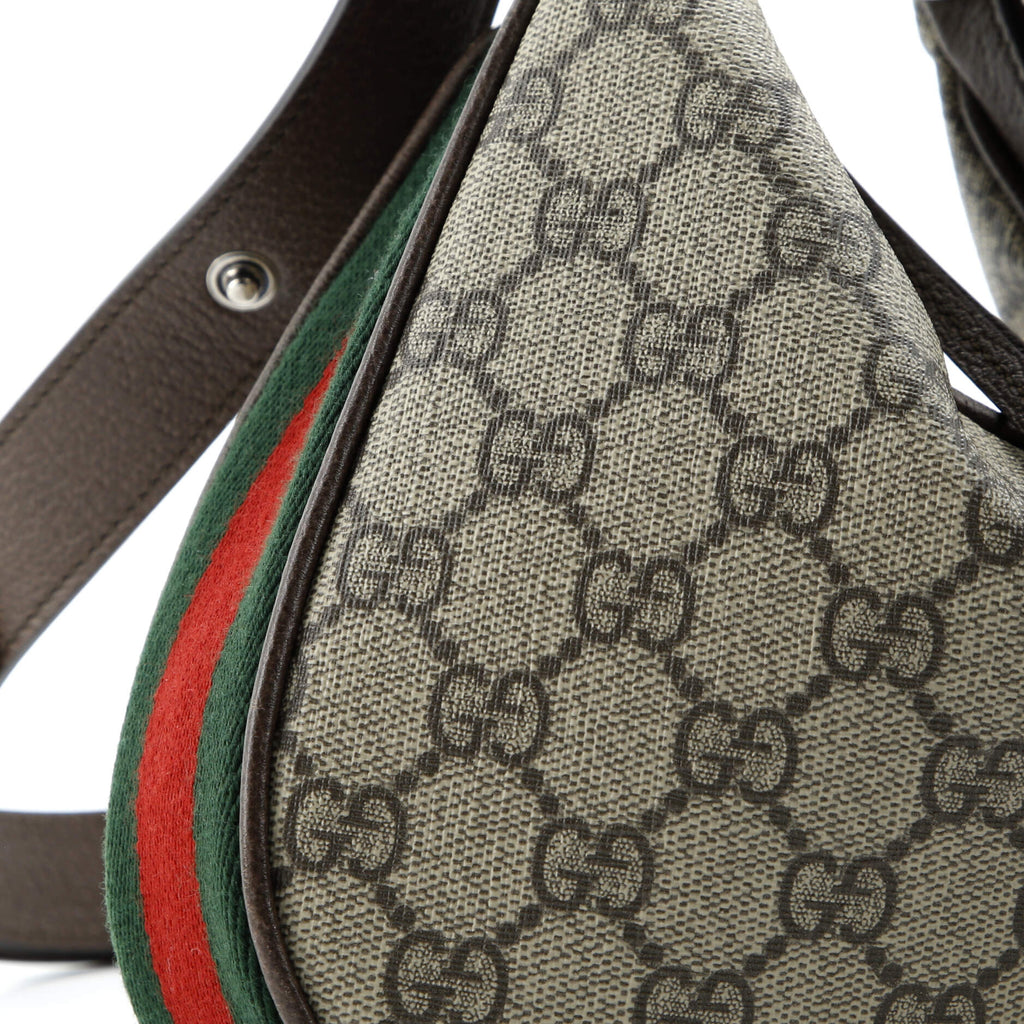 Attache Shoulder Bag GG Coated Canvas Small