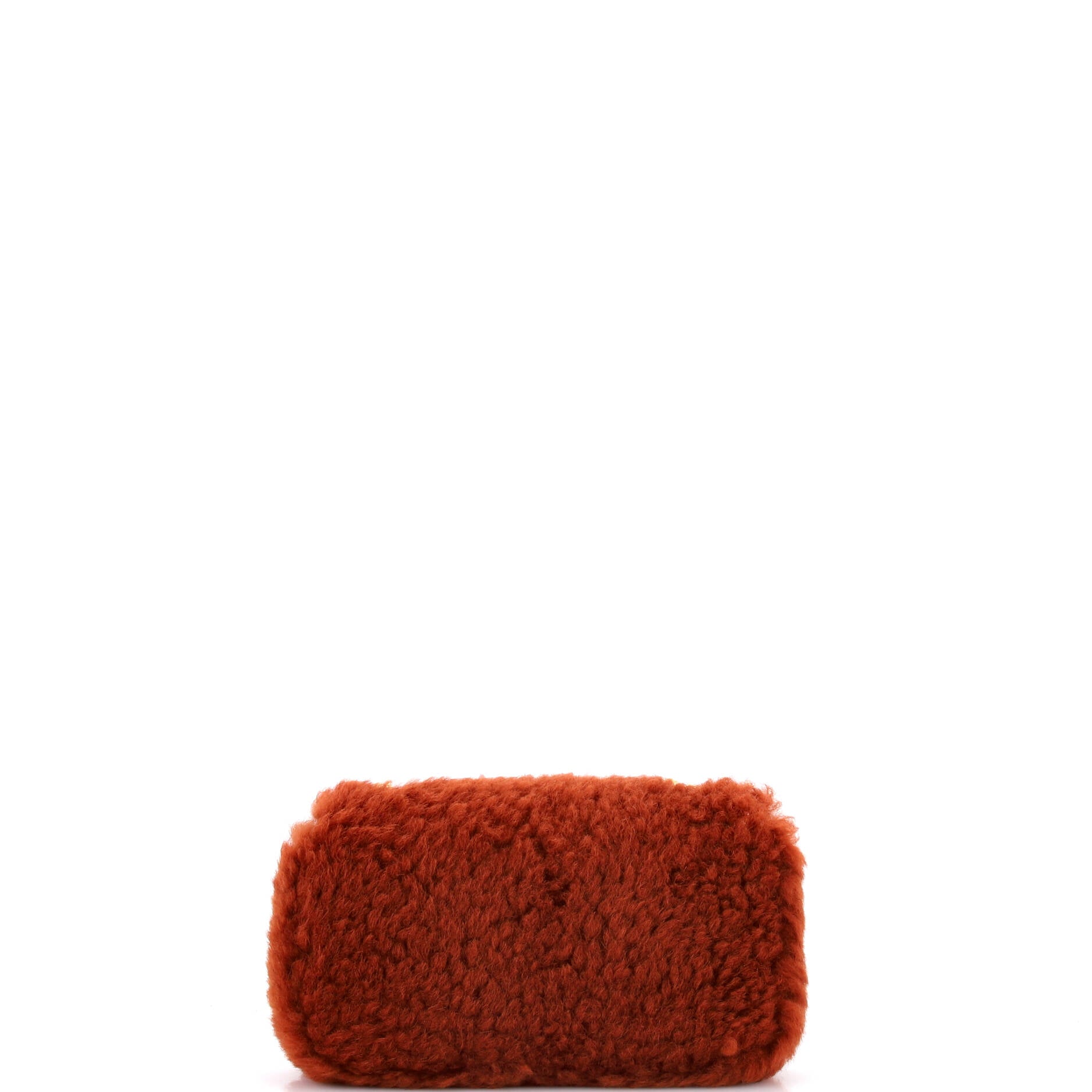 Triomphe Chain Shoulder Bag Shearling Small
