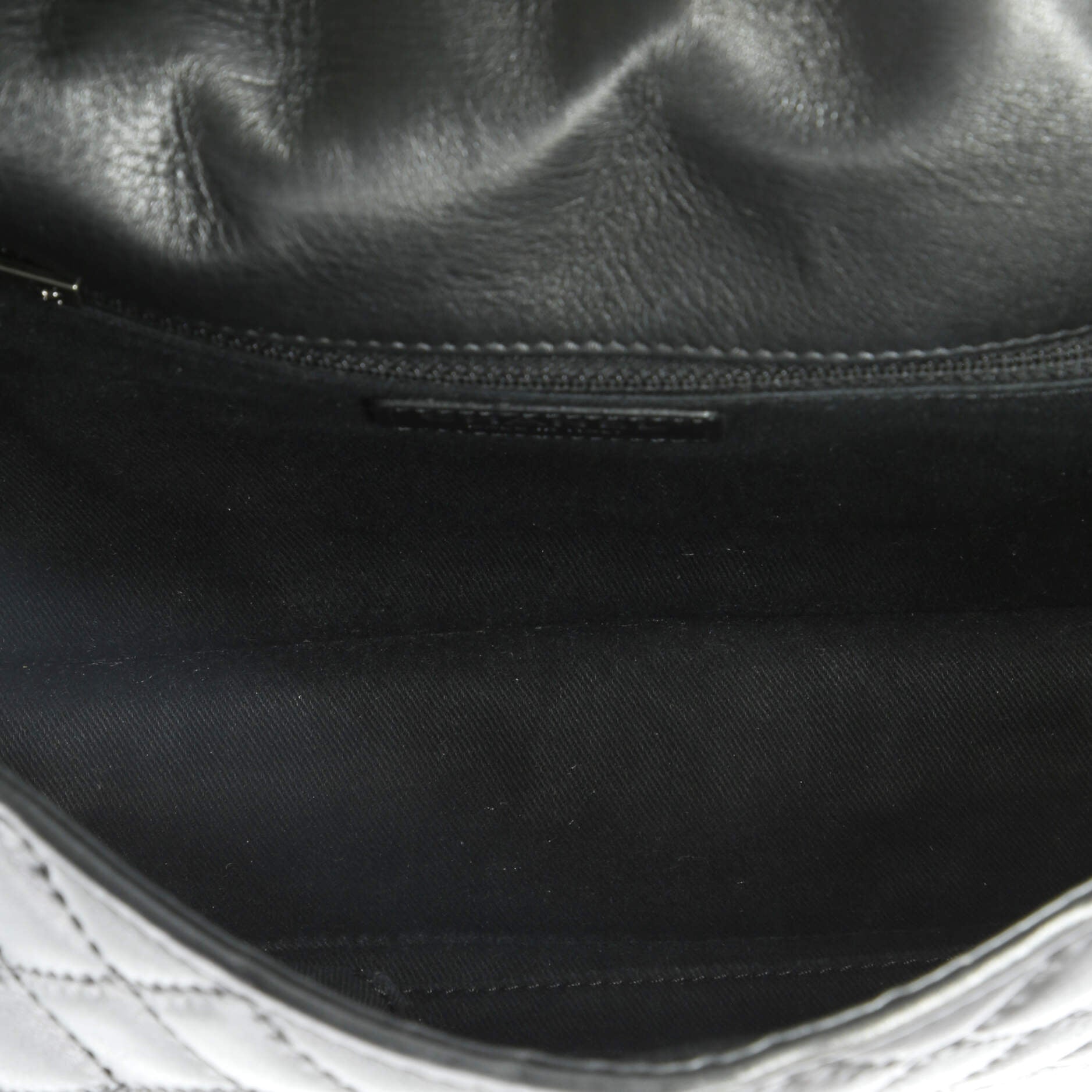 CC Push Lock Flap Bag Stitched Calfskin Jumbo