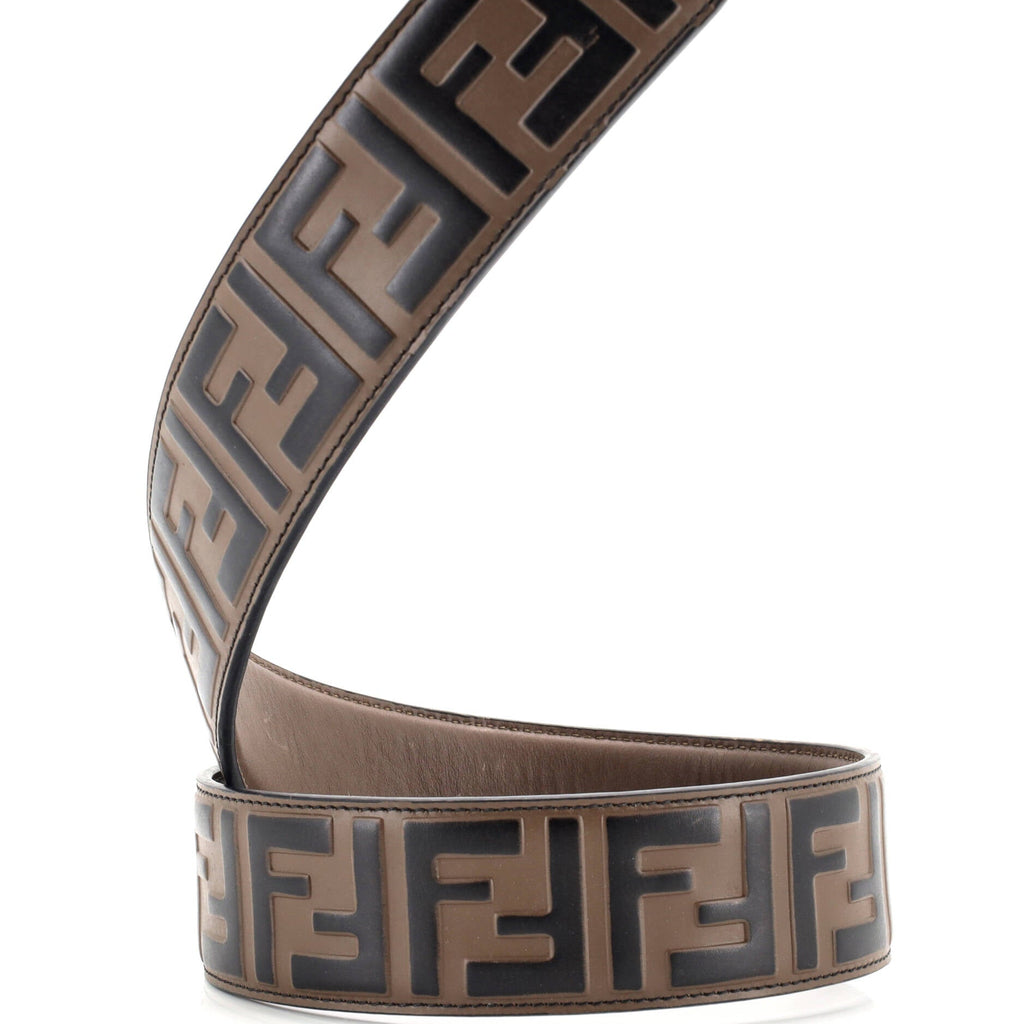 Strap You Shoulder Strap Zucca Embossed Leather