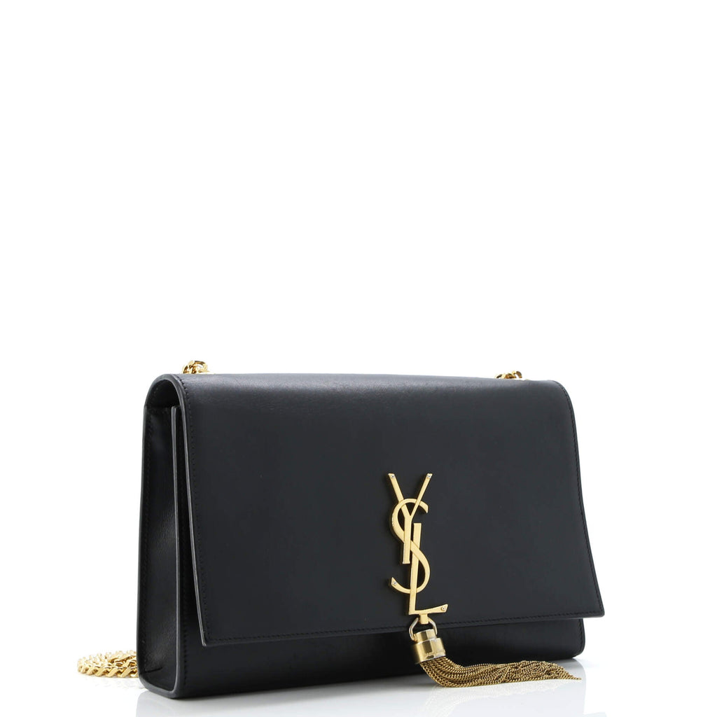 Classic Monogram Tassel Crossbody Bag Leather Medium