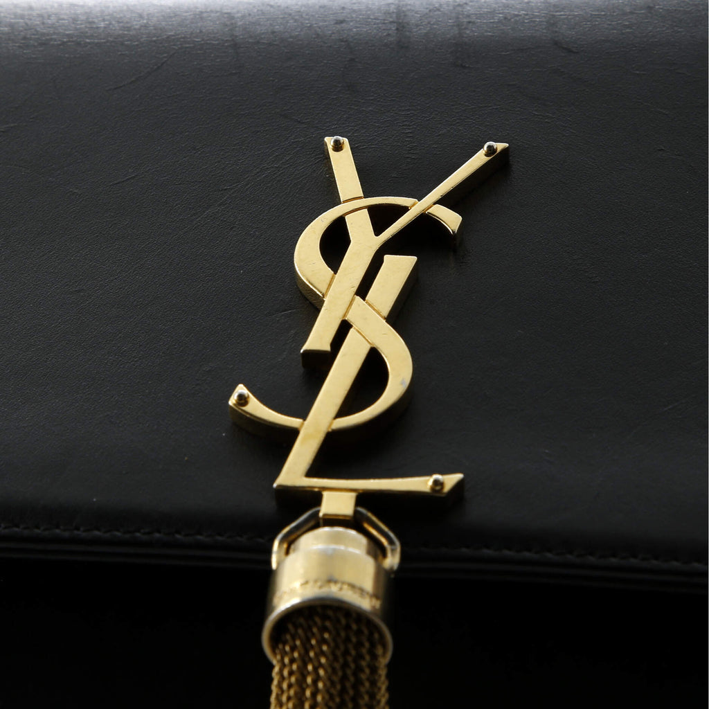 Classic Monogram Tassel Crossbody Bag Leather Medium