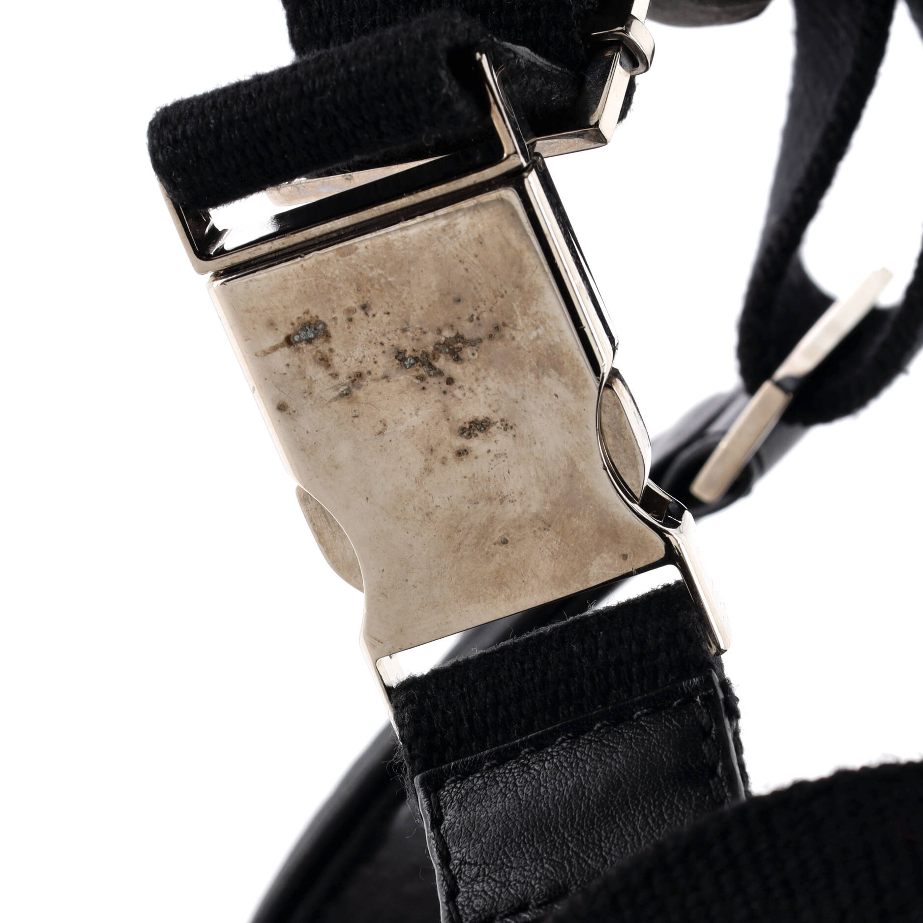 Homme Multi Pocket Waist Bag Leather