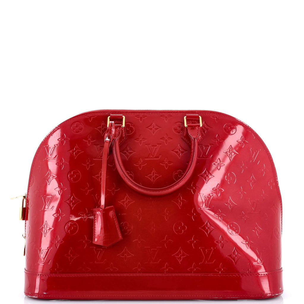 Alma Handbag Monogram Vernis GM