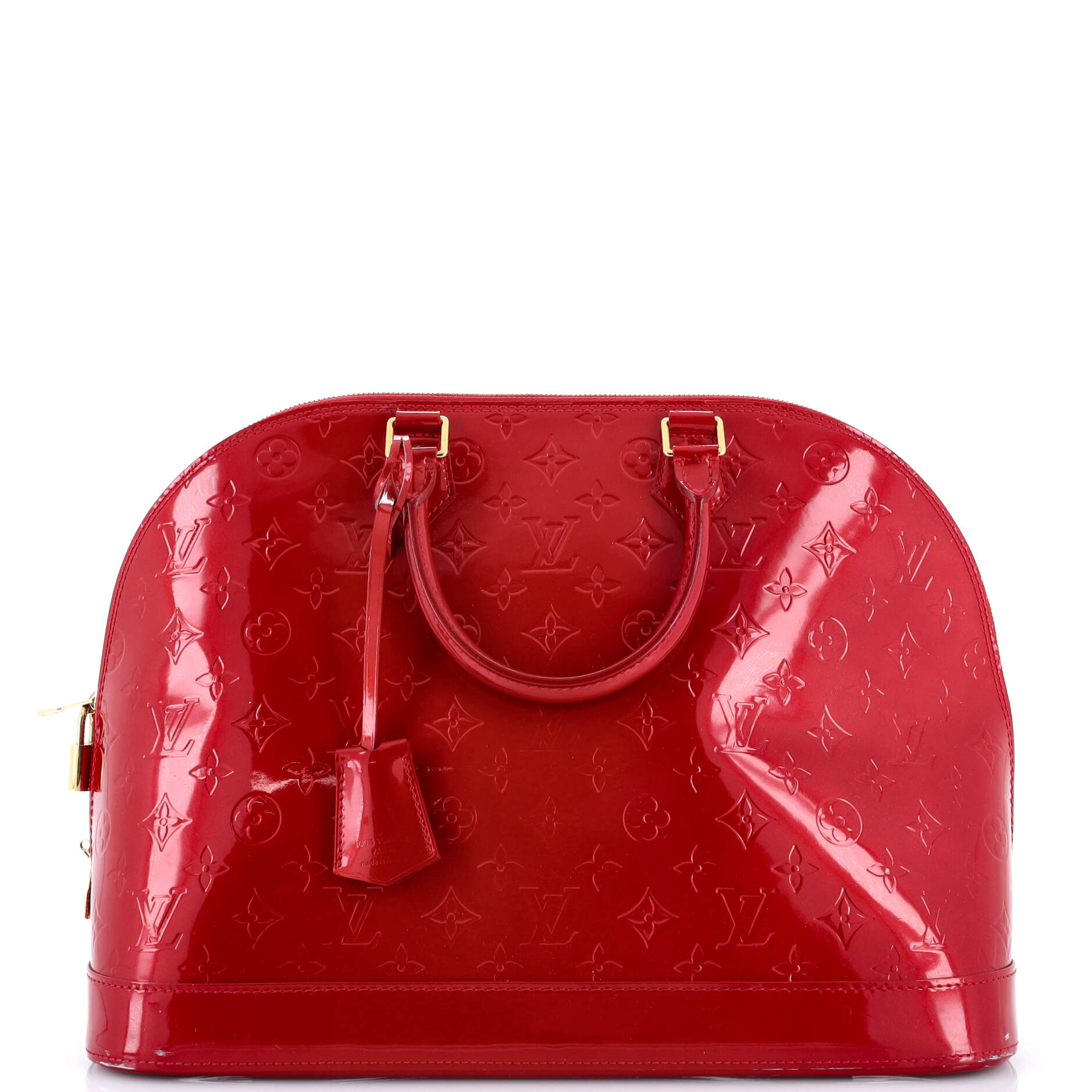 Alma Handbag Monogram Vernis GM