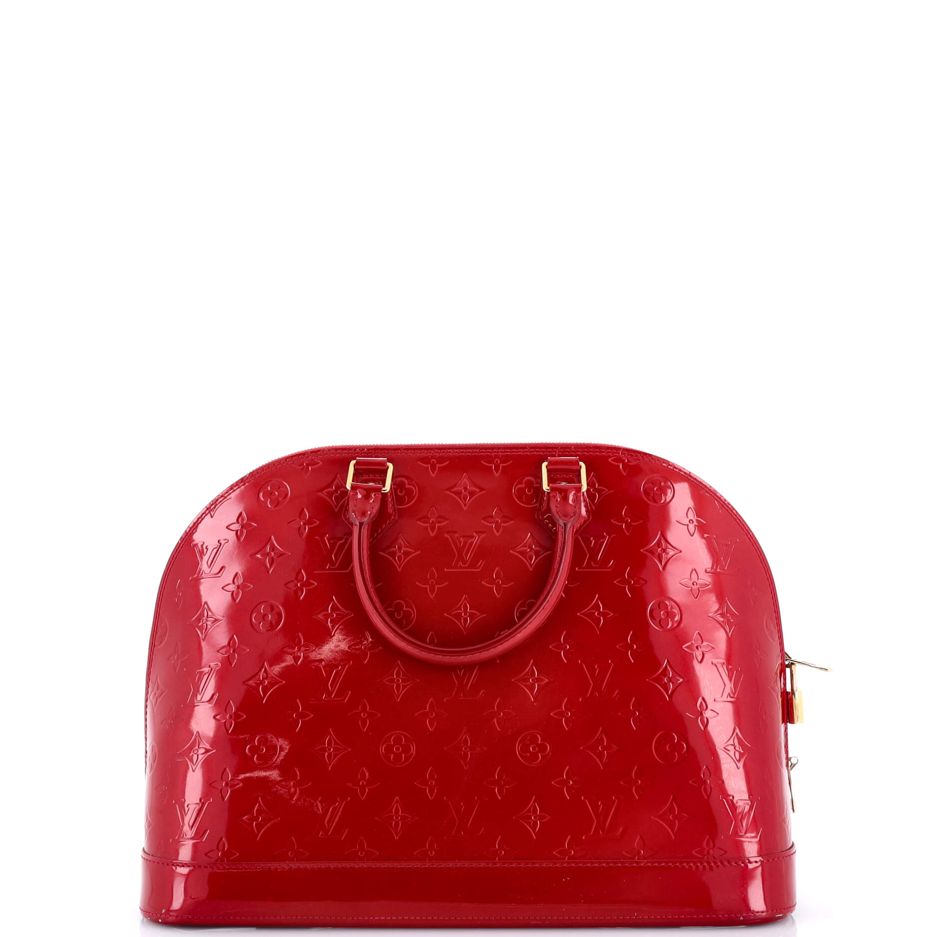 Alma Handbag Monogram Vernis GM