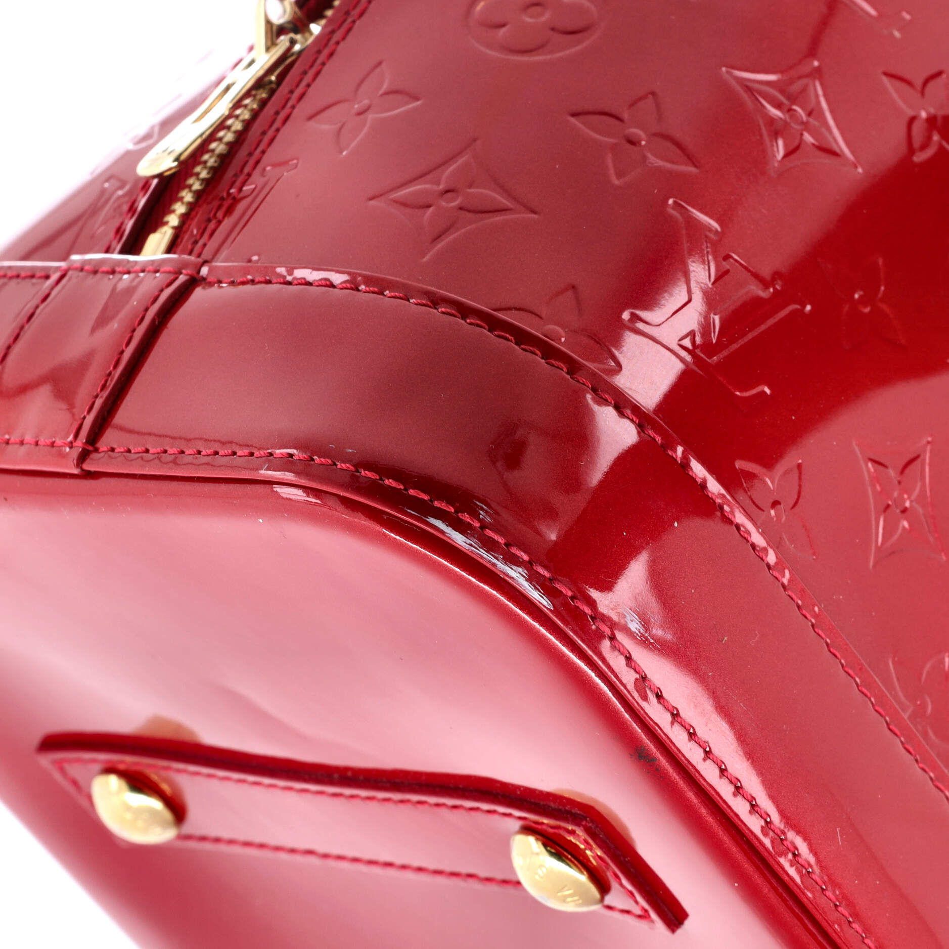 Alma Handbag Monogram Vernis GM