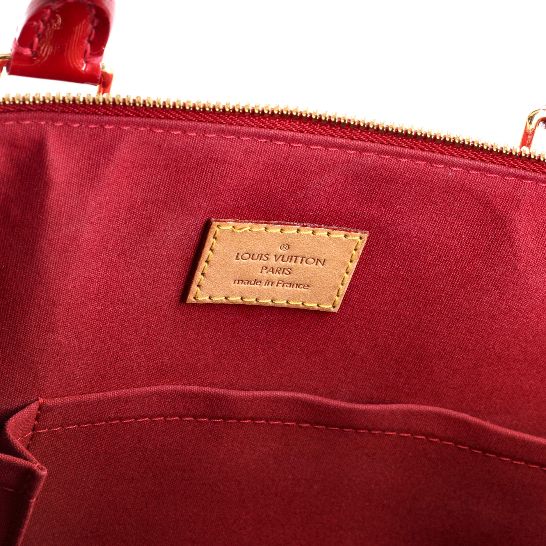 Alma Handbag Monogram Vernis GM