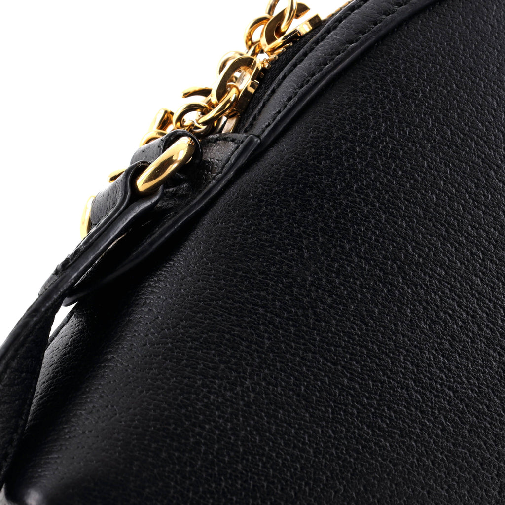 Ophidia Dome Shoulder Bag Leather Small