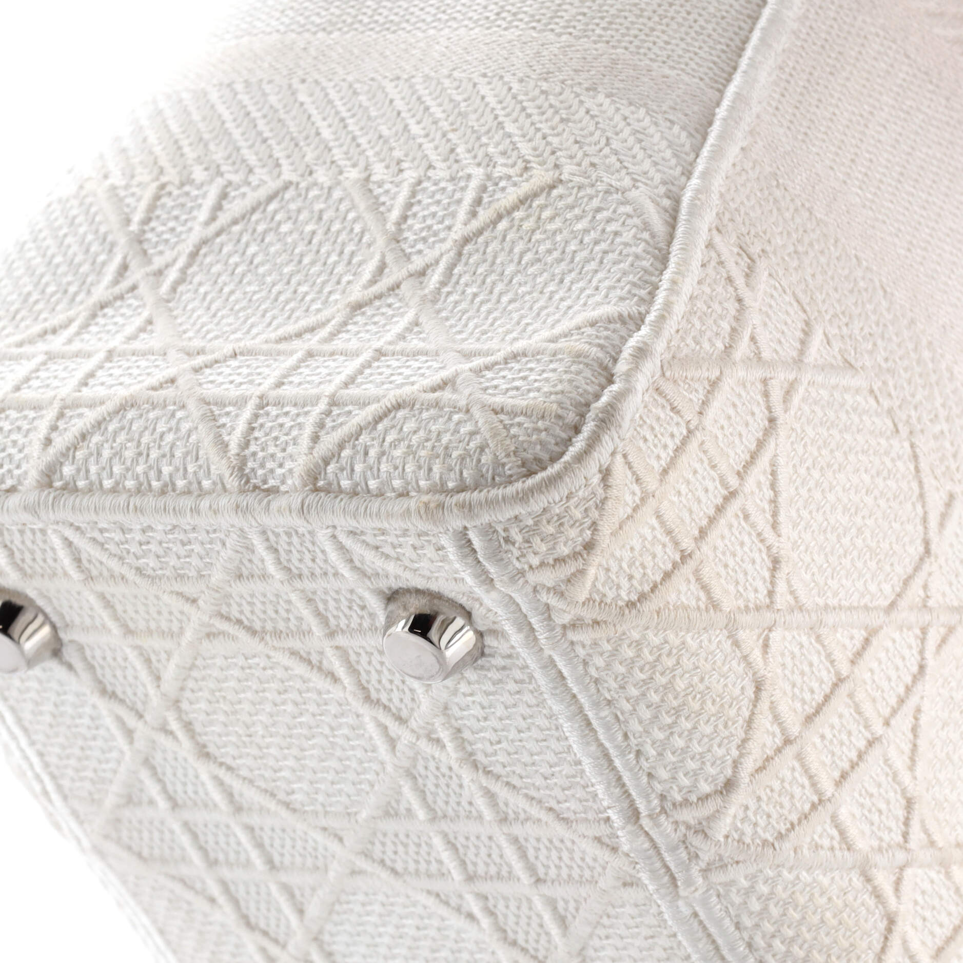 Lady D-Lite Bag Cannage Embroidered Canvas Medium