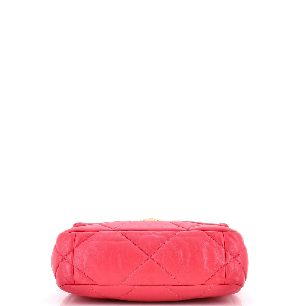 19 Flap Bag Quilted Leather Medium