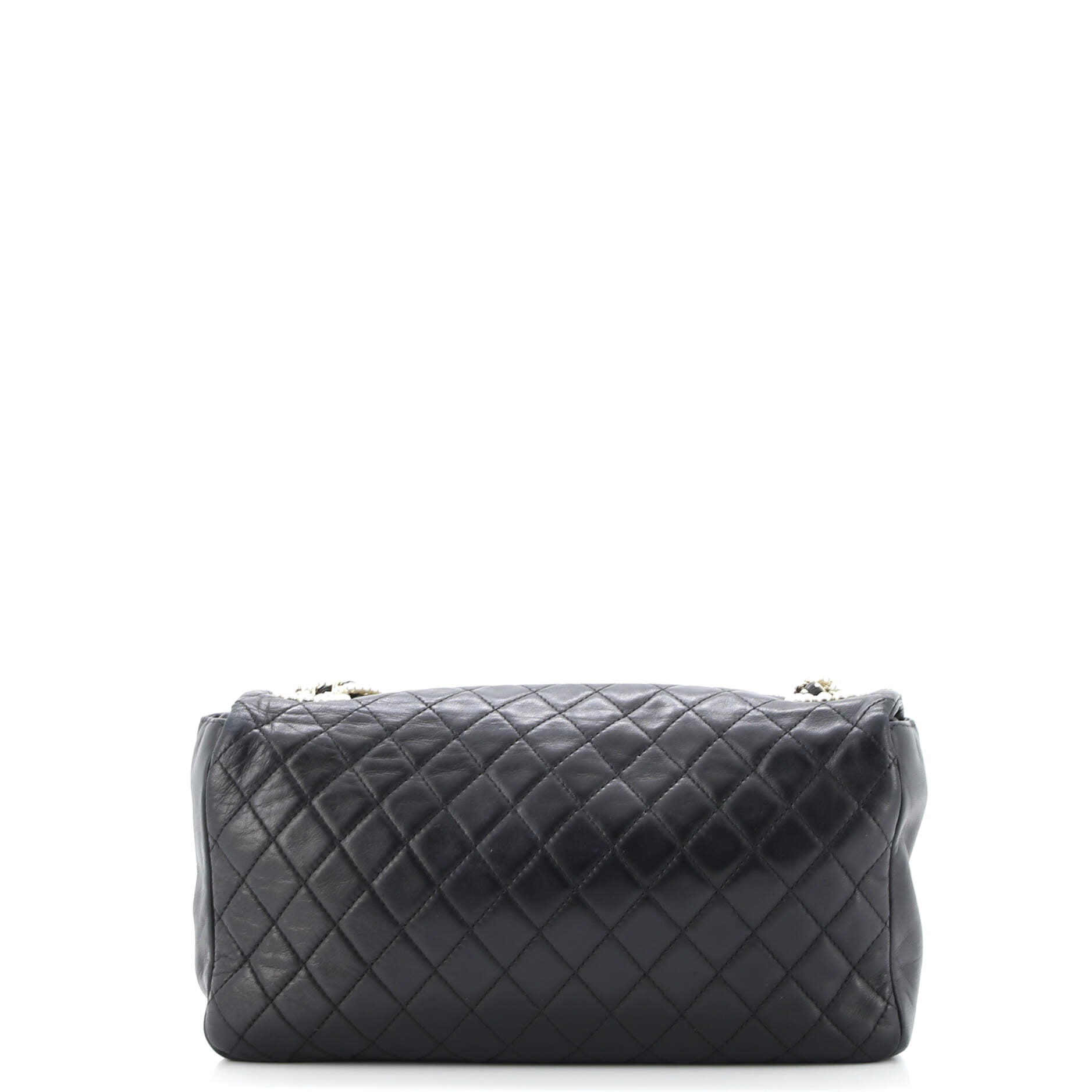 Westminster Pearl Chain Flap Bag Quilted Lambskin Medium