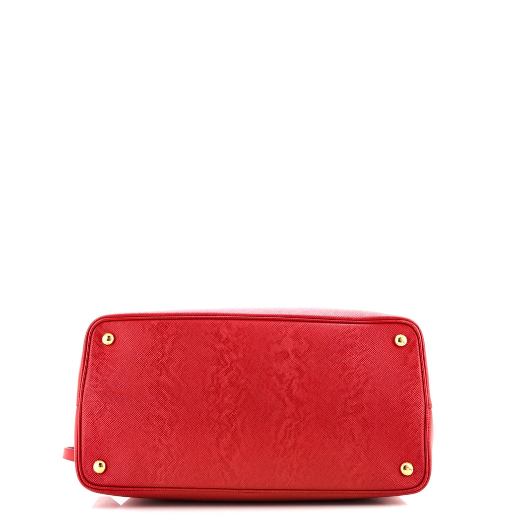 Cuir Double Tote Saffiano Leather Medium