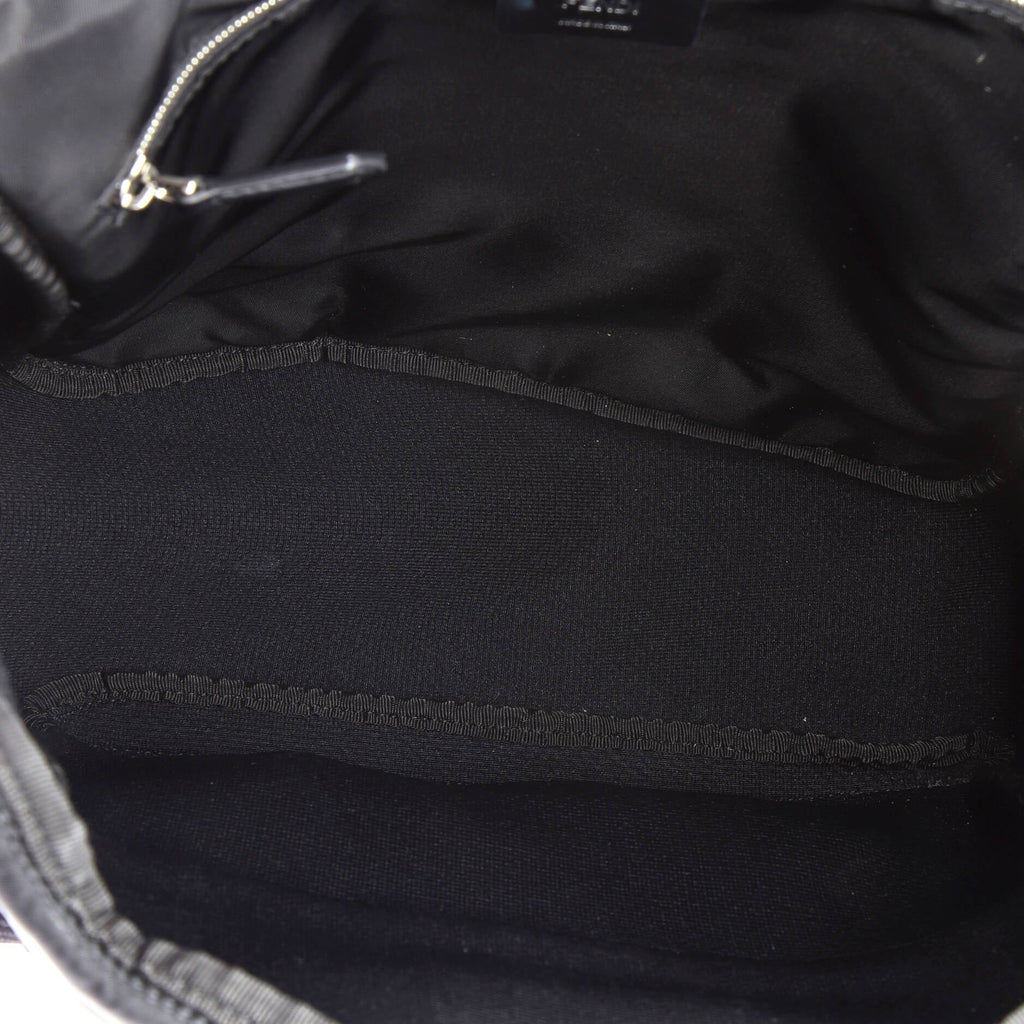 Fendiness Backpack Zucca Jacquard and Mesh Medium