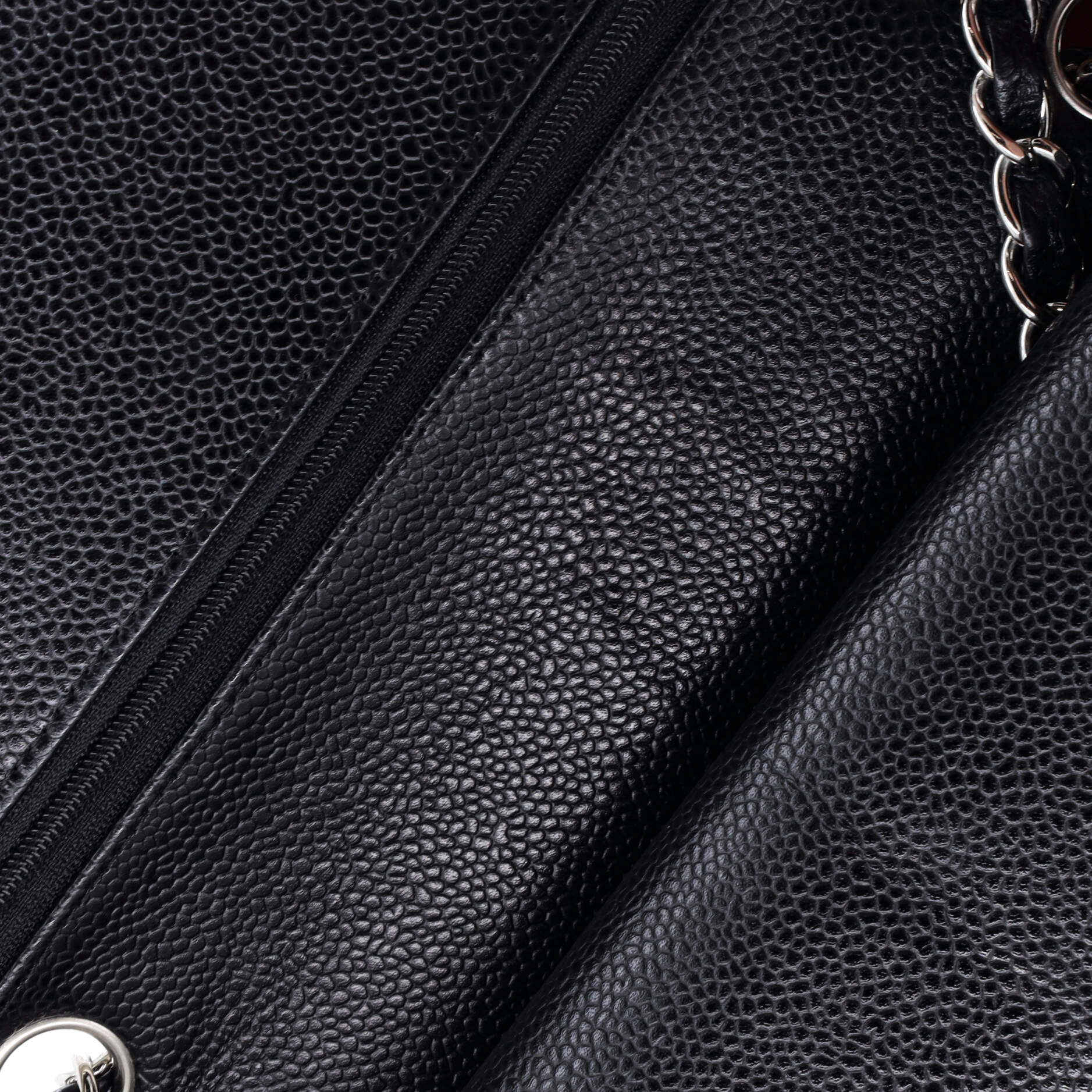 Classic Double Flap Bag Quilted Caviar Medium
