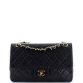 Vintage Classic Double Flap Bag Quilted Lambskin Medium