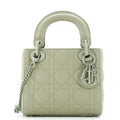 Ultra Matte Lady Dior Chain Bag Cannage Quilt Calfskin Mini