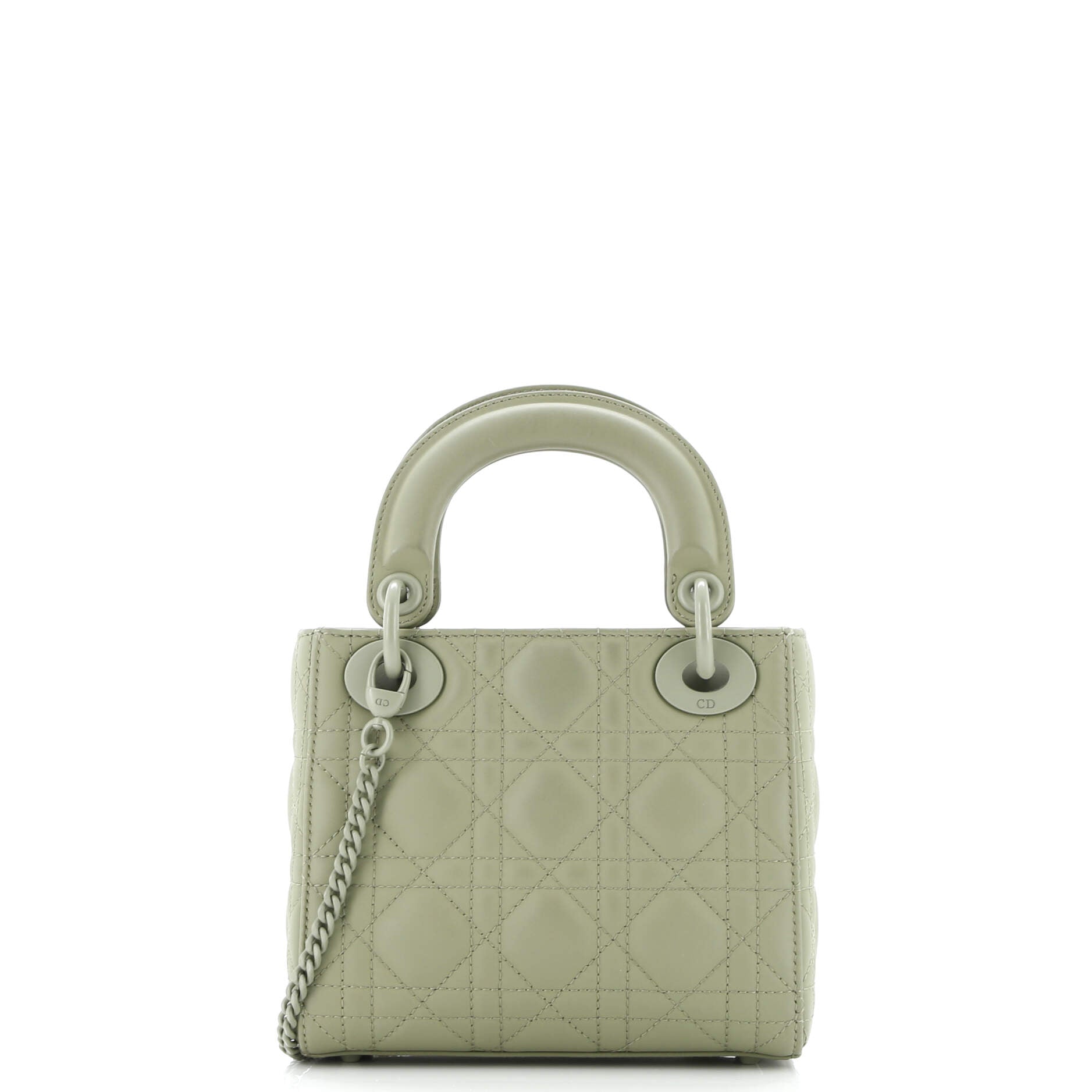 Ultra Matte Lady Dior Chain Bag Cannage Quilt Calfskin Mini