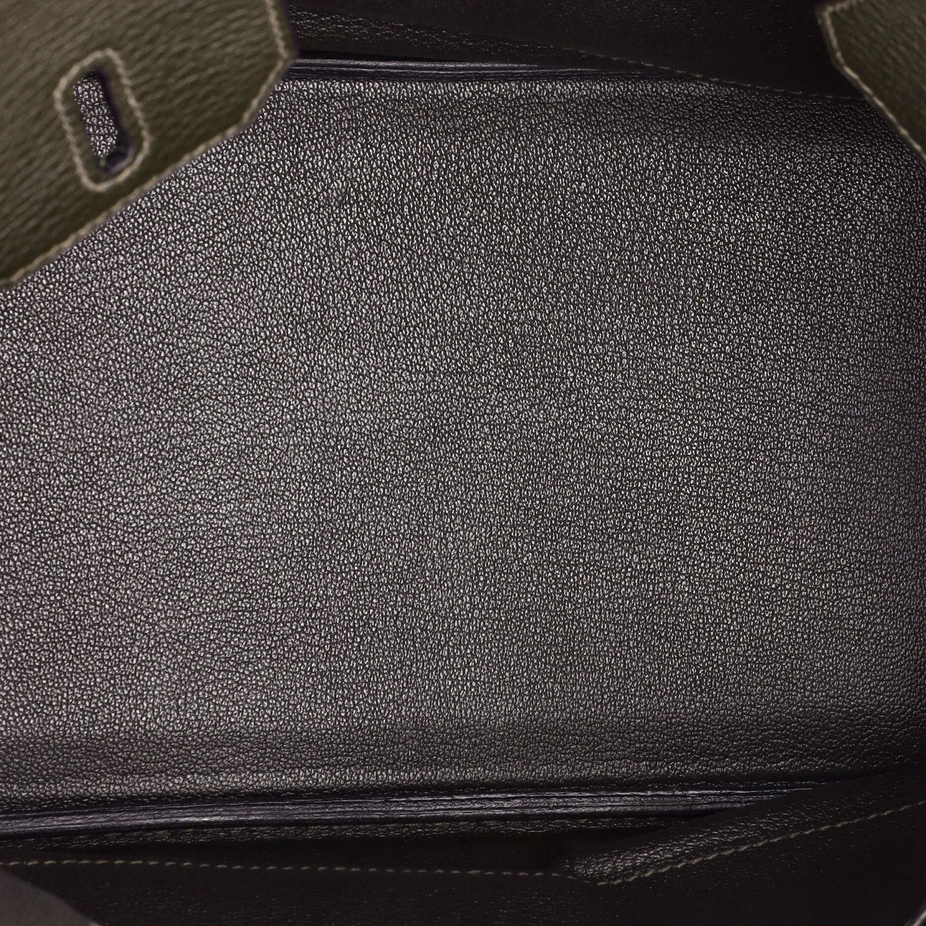 Birkin Handbag Ebene Clemence with Palladium Hardware 30